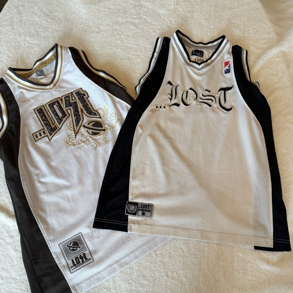Vintage Lost Enterprises Jersey Bundle 2‎  Mens Medium Skate Surf Grunge 90s Y2K